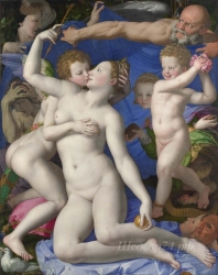 londongallery/bronzino - an allegory with venus and cupid